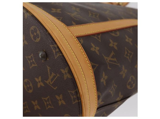 LOUIS VUITTON Borsa a Spalla Monogram Bucket GM M42236 LV Auth BA10992 Monogramma - vista 14