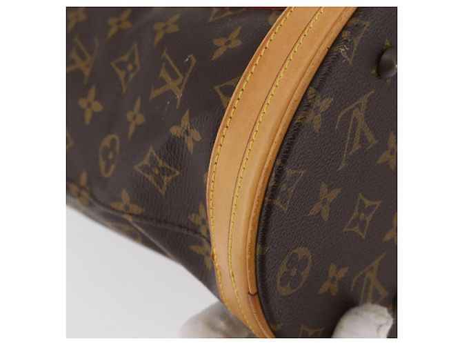 LOUIS VUITTON Borsa a Spalla Monogram Bucket GM M42236 LV Auth BA10992 Monogramma - vista 15