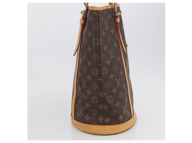LOUIS VUITTON Borsa a Spalla Monogram Bucket GM M42236 LV Auth BA10992 Monogramma - vista 4