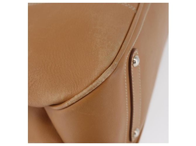 Borsa a mano Salvatore Ferragamo in pelle beige argento Auth BA11228 - vista 15
