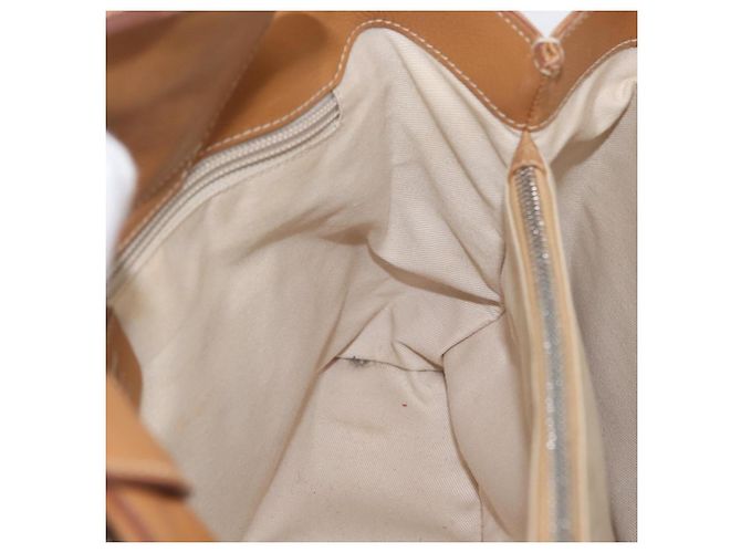 Borsa a mano Salvatore Ferragamo in pelle beige argento Auth BA11228 - vista 18