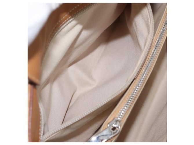 Borsa a mano Salvatore Ferragamo in pelle beige argento Auth BA11228 - vista 24