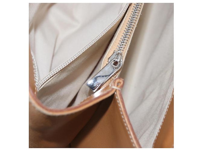 Borsa a mano Salvatore Ferragamo in pelle beige argento Auth BA11228 - vista 25