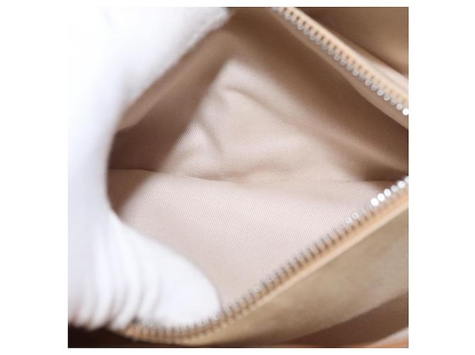 Borsa a mano Salvatore Ferragamo in pelle beige argento Auth BA11228 - vista 26