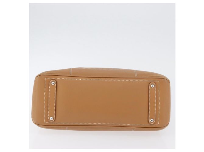 Borsa a mano Salvatore Ferragamo in pelle beige argento Auth BA11228 - vista 5