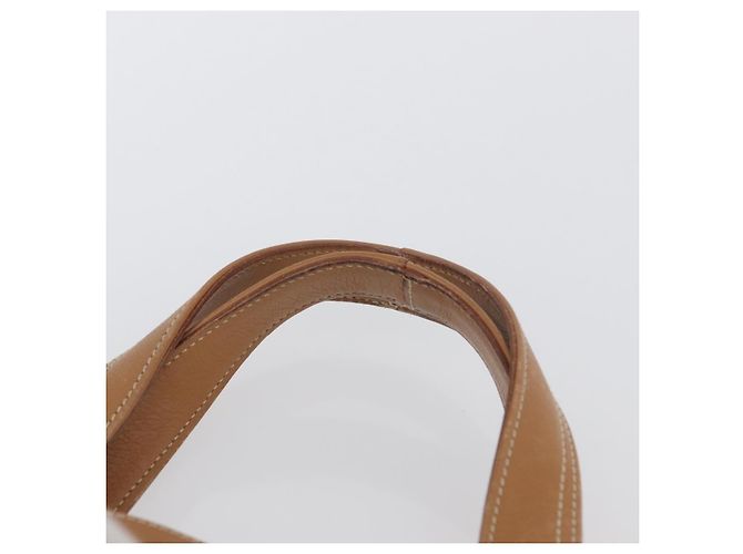 Borsa a mano Salvatore Ferragamo in pelle beige argento Auth BA11228 - vista 8