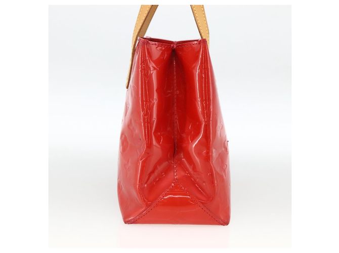 LOUIS VUITTON Monogram Vernis Reade PM Borsa a Mano Rossa M91088 LV Auth BA11260 Rosso - vista 3