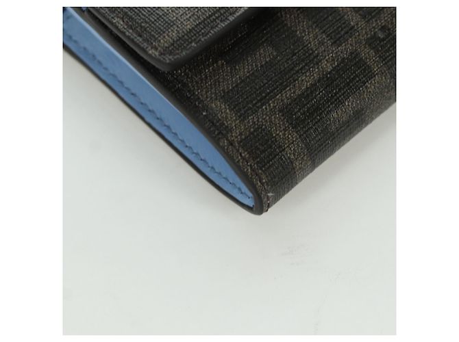 FENDI x FRGMT x POKMON Mini Ryu Schultergeldbörse aus Zucca-Canvas Auth 167075SM Braun Schwarz - Ansicht 15