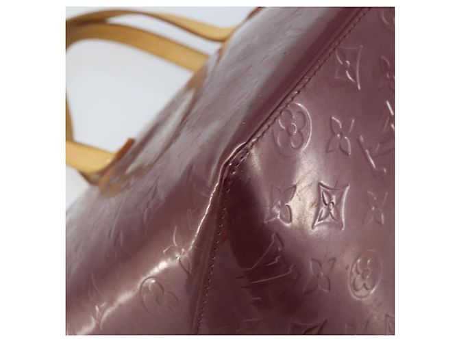 LOUIS VUITTON Monogram Vernis Bellevue PM Hand Bag Violet M93584 LV Auth BA10952 Purple - view 16