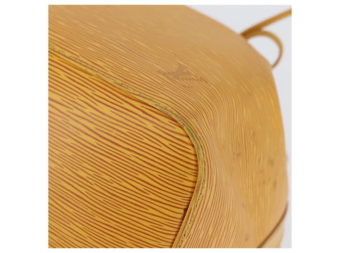 Noe LOUIS VUITTON Borsa a Spalla Petit Noé Epi Gialla M44109 LV Auth ka2883 Giallo - vista 15