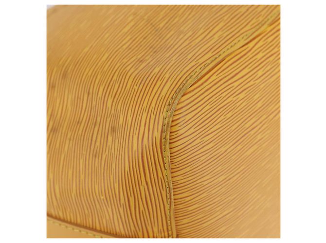 Noe LOUIS VUITTON Borsa a Spalla Petit Noé Epi Gialla M44109 LV Auth ka2883 Giallo - vista 16