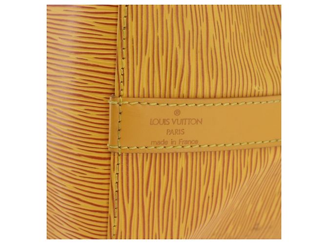 Noe LOUIS VUITTON Borsa a Spalla Petit Noé Epi Gialla M44109 LV Auth ka2883 Giallo - vista 17