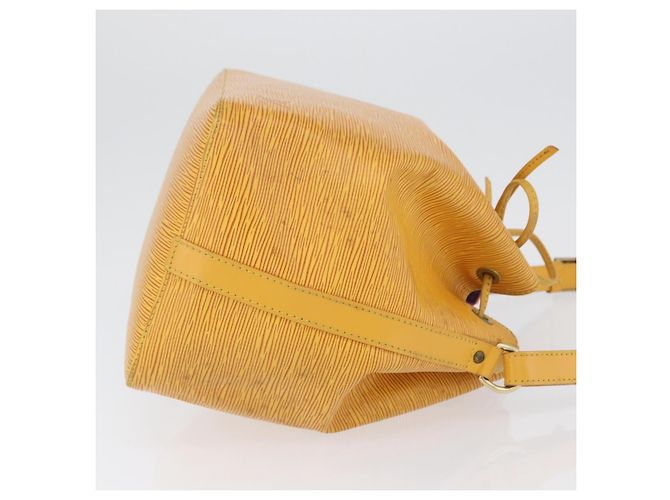 Noe LOUIS VUITTON Borsa a Spalla Petit Noé Epi Gialla M44109 LV Auth ka2883 Giallo - vista 3