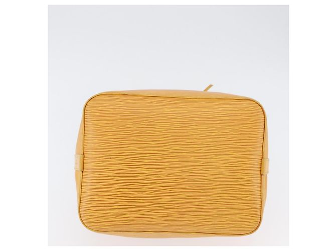 Noe LOUIS VUITTON Borsa a Spalla Petit Noé Epi Gialla M44109 LV Auth ka2883 Giallo - vista 5