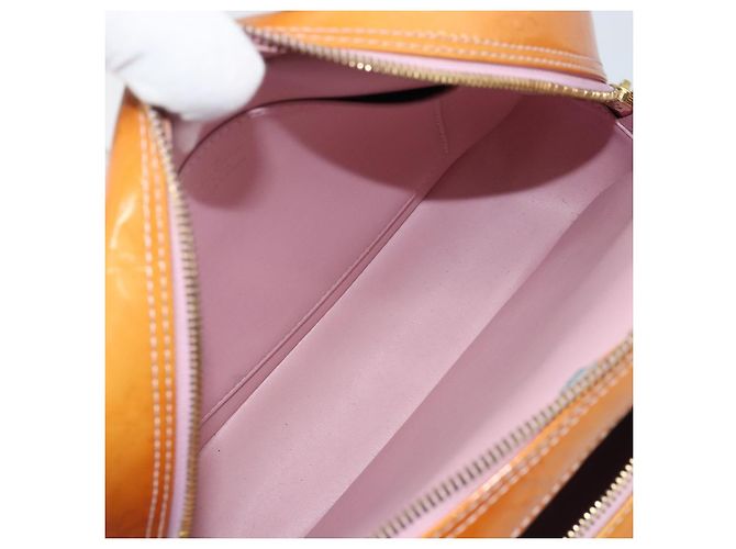 LOUIS VUITTON Zaino Marley Monogram Vernis Rosa M91039 LV Auth LNZ301 - vista 12