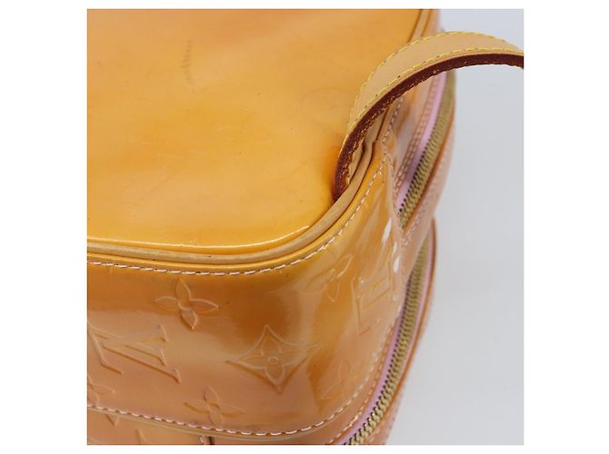 LOUIS VUITTON Zaino Marley Monogram Vernis Rosa M91039 LV Auth LNZ301 - vista 16