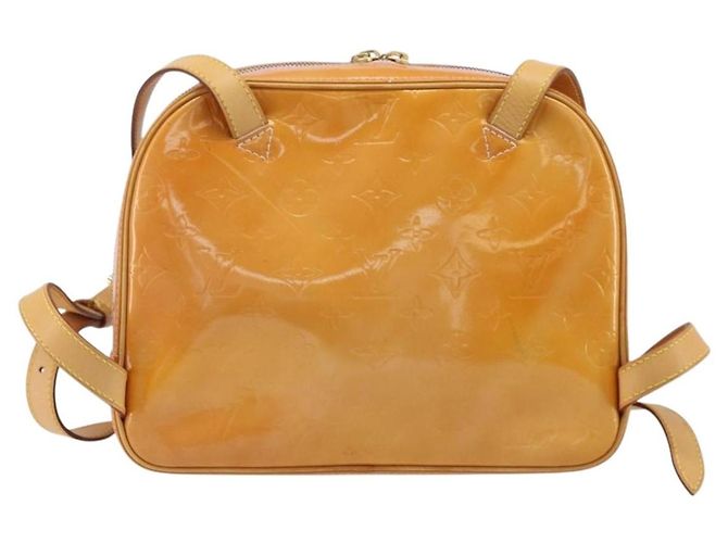 LOUIS VUITTON Zaino Marley Monogram Vernis Rosa M91039 LV Auth LNZ301 - vista 2