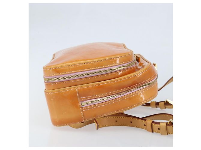 LOUIS VUITTON Zaino Marley Monogram Vernis Rosa M91039 LV Auth LNZ301 - vista 3