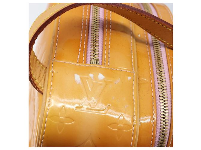 LOUIS VUITTON Zaino Marley Monogram Vernis Rosa M91039 LV Auth LNZ301 - vista 9