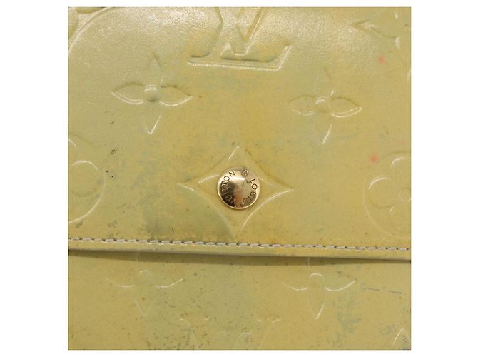 Portafoglio Walker Monogram Vernis LOUIS VUITTON Grigio M91031 LV Auth fm5209 - vista 17