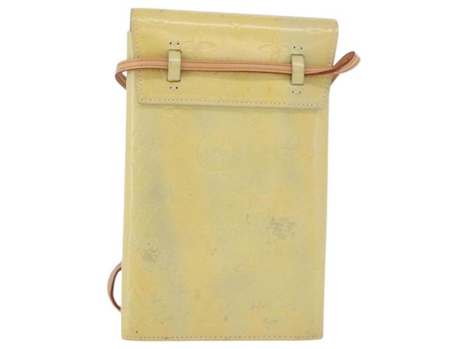 Portafoglio Walker Monogram Vernis LOUIS VUITTON Grigio M91031 LV Auth fm5209 - vista 2