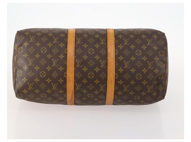 LOUIS VUITTON Borsa Boston Monogram Keepall 50 M41426 LV Auth 172759 Monogramma - vista 5
