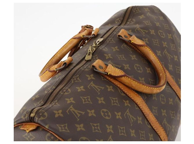 LOUIS VUITTON Borsa Boston Monogram Keepall 50 M41426 LV Auth 172759 Monogramma - vista 6