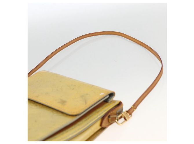 LOUIS VUITTON Bolsa de Accesorios Motto Monogram Vernis Gris M91030 LV Auth LNZ565 - vista 8