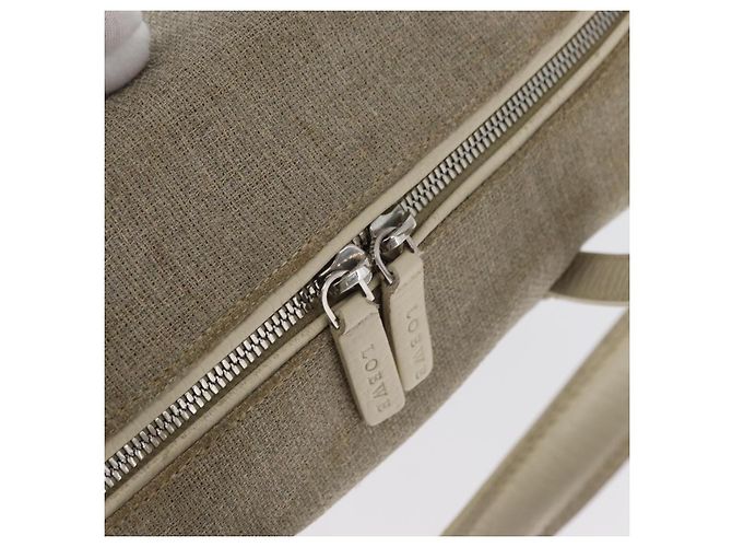 LOEWE Handtasche aus Canvas Beige Silber Authentisch 173814 - Ansicht 17