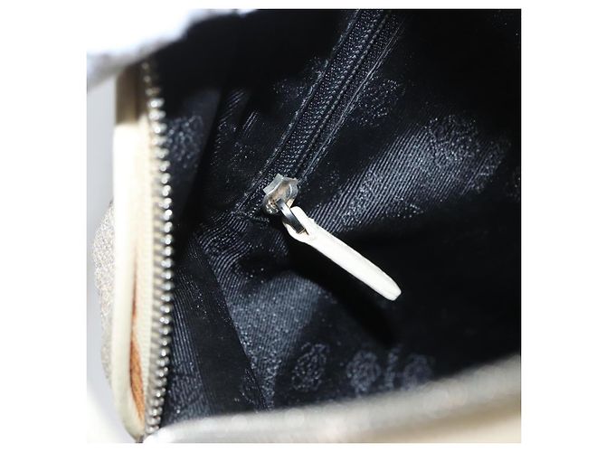 LOEWE Handtasche aus Canvas Beige Silber Authentisch 173814 - Ansicht 21