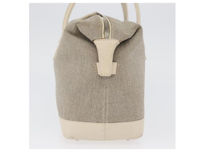 LOEWE Handtasche aus Canvas Beige Silber Authentisch 173814 - Ansicht 4
