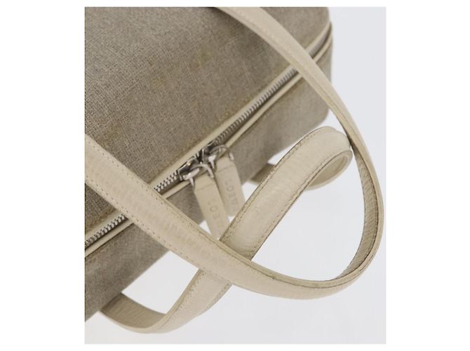 LOEWE Handtasche aus Canvas Beige Silber Authentisch 173814 - Ansicht 7