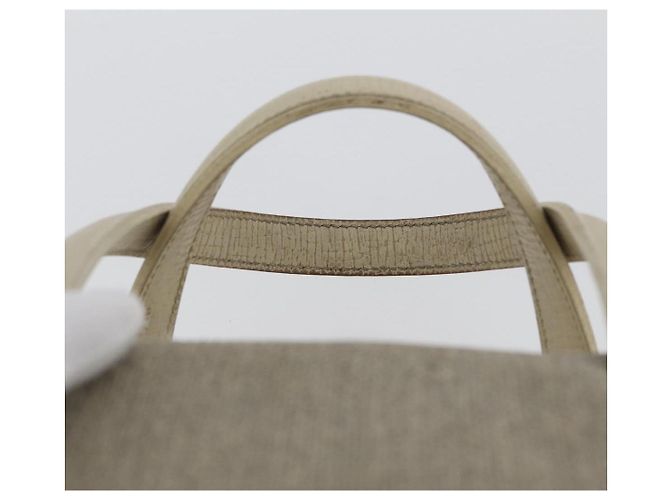 LOEWE Handtasche aus Canvas Beige Silber Authentisch 173814 - Ansicht 8