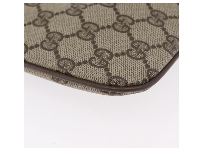 Borsa Sherry Line GG Supreme Web di GUCCI in PVC beige e oro 904 02 047 Auth 173823 D'oro - vista 14