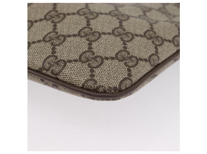 Borsa Sherry Line GG Supreme Web di GUCCI in PVC beige e oro 904 02 047 Auth 173823 D'oro - vista 15