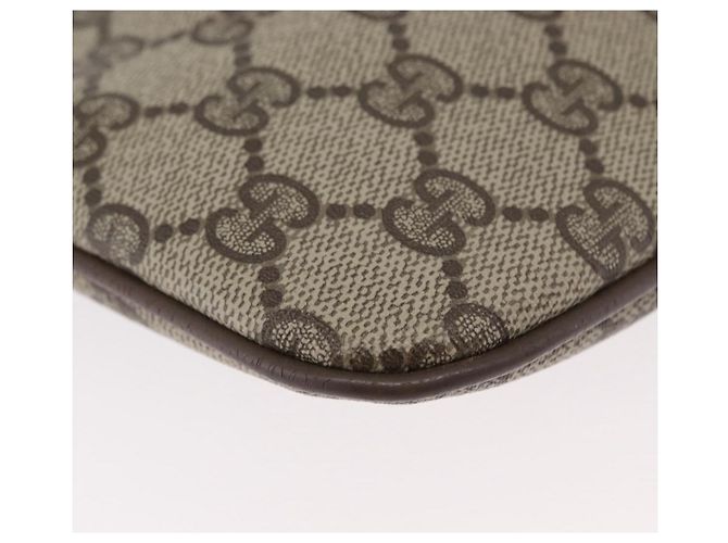 Borsa Sherry Line GG Supreme Web di GUCCI in PVC beige e oro 904 02 047 Auth 173823 D'oro - vista 16