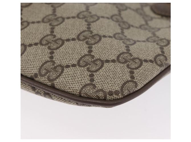 Borsa Sherry Line GG Supreme Web di GUCCI in PVC beige e oro 904 02 047 Auth 173823 D'oro - vista 17