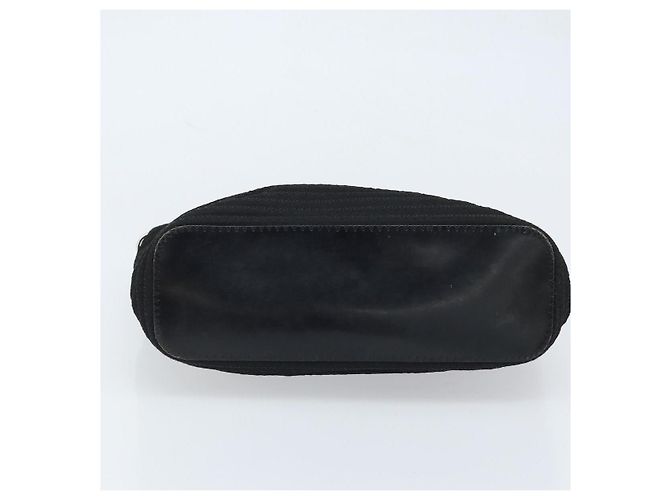 Borsa a mano Gucci Bamboo in tela nera e argento 000 1998 0540 Auth 173942 Nero - vista 5
