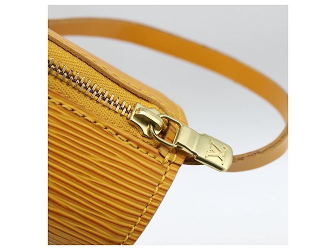 LOUIS VUITTON Pochette Soufflot Epi Gialla LV Auth LNZ960 Giallo - vista 10
