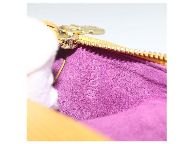 LOUIS VUITTON Pochette Soufflot Epi Gialla LV Auth LNZ960 Giallo - vista 12