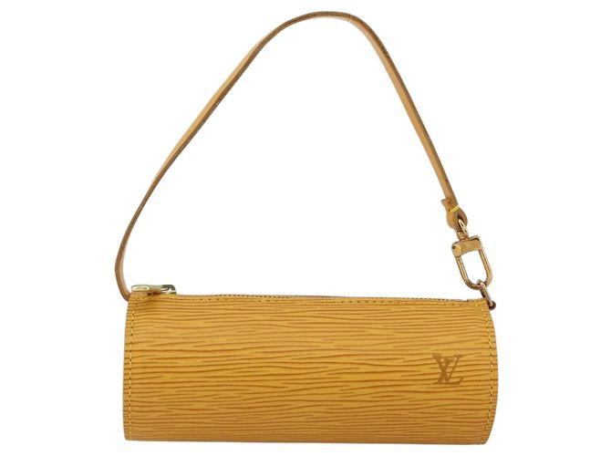 LOUIS VUITTON Pochette Soufflot Epi Gialla LV Auth LNZ960 Giallo - vista 13