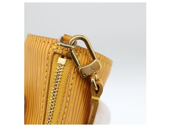 LOUIS VUITTON Pochette Soufflot Epi Gialla LV Auth LNZ960 Giallo - vista 17