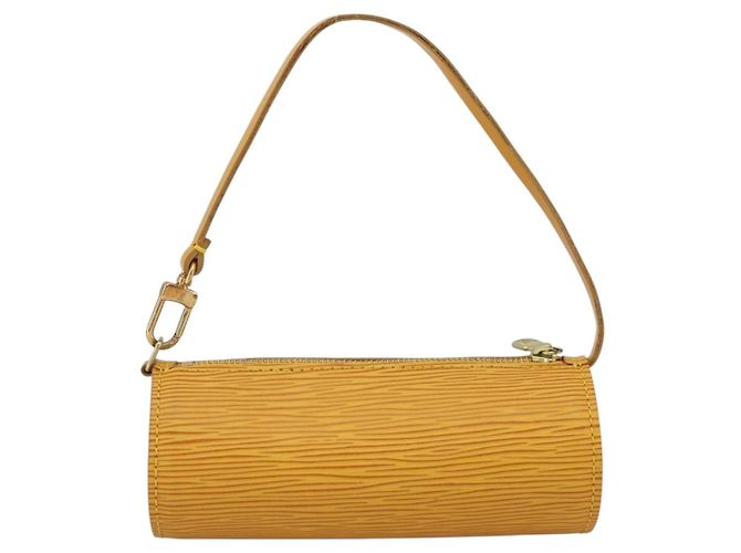 LOUIS VUITTON Pochette Soufflot Epi Gialla LV Auth LNZ960 Giallo - vista 2