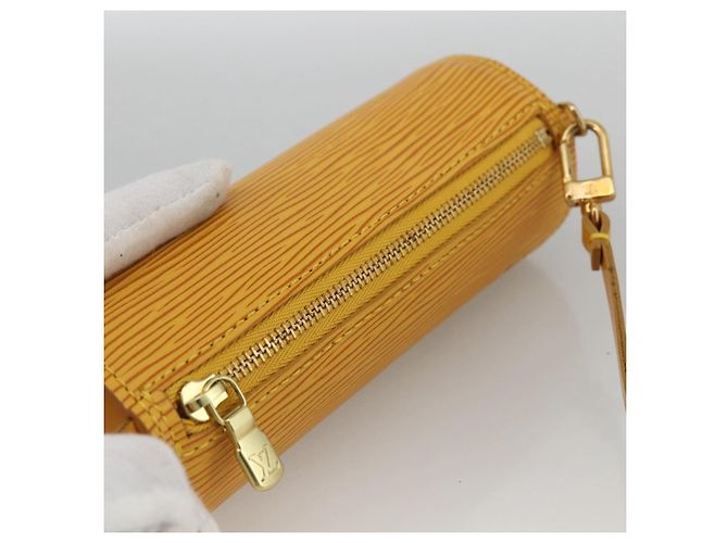 LOUIS VUITTON Pochette Soufflot Epi Gialla LV Auth LNZ960 Giallo - vista 6