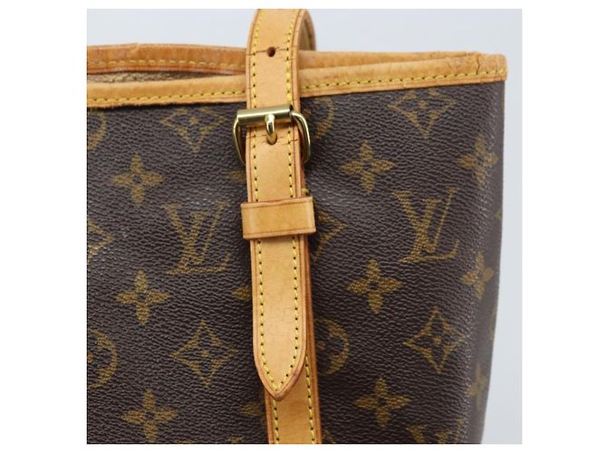 LOUIS VUITTON Borsa a Spalla Monogram Bucket GM M42236 LV Auth BA10888 Monogramma - vista 10