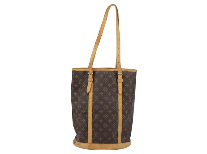 LOUIS VUITTON Borsa a Spalla Monogram Bucket GM M42236 LV Auth BA10888 Monogramma - vista 13