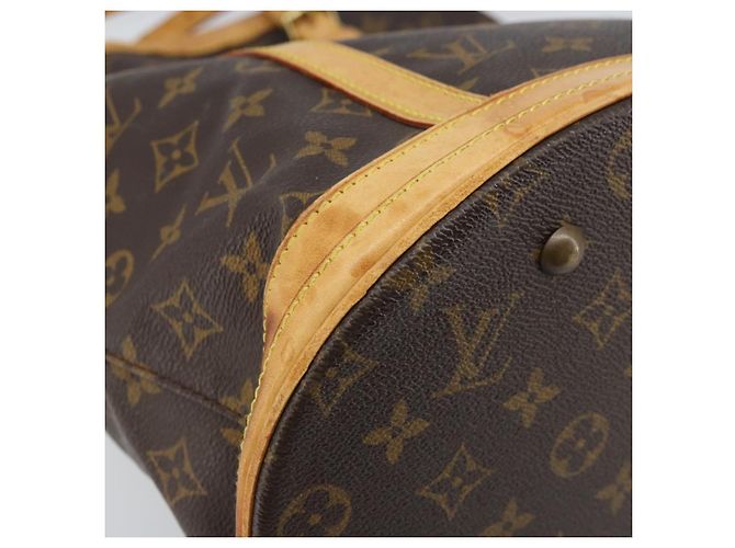 LOUIS VUITTON Borsa a Spalla Monogram Bucket GM M42236 LV Auth BA10888 Monogramma - vista 15