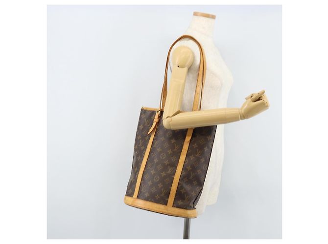 LOUIS VUITTON Borsa a Spalla Monogram Bucket GM M42236 LV Auth BA10888 Monogramma - vista 24