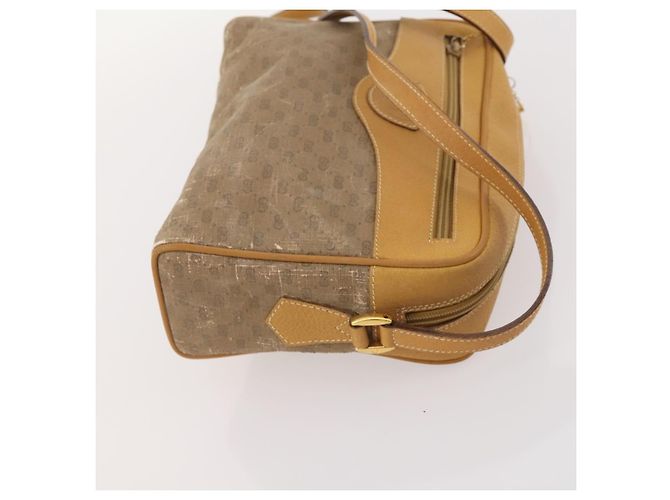 GUCCI GG Canvas Micro GG Supreme Pouch Bag PVC 4 Set Beige Weiß Auth ki6375 - Ansicht 16