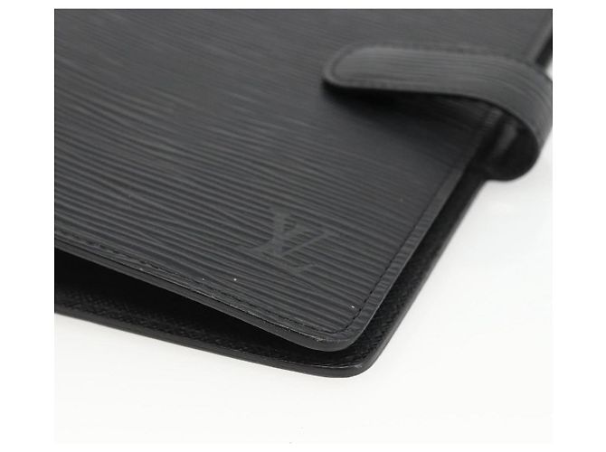 COPERTINA AGENDA MM LOUIS VUITTON Epi Nera R20042 LV Auth BA11324 Nero - vista 14